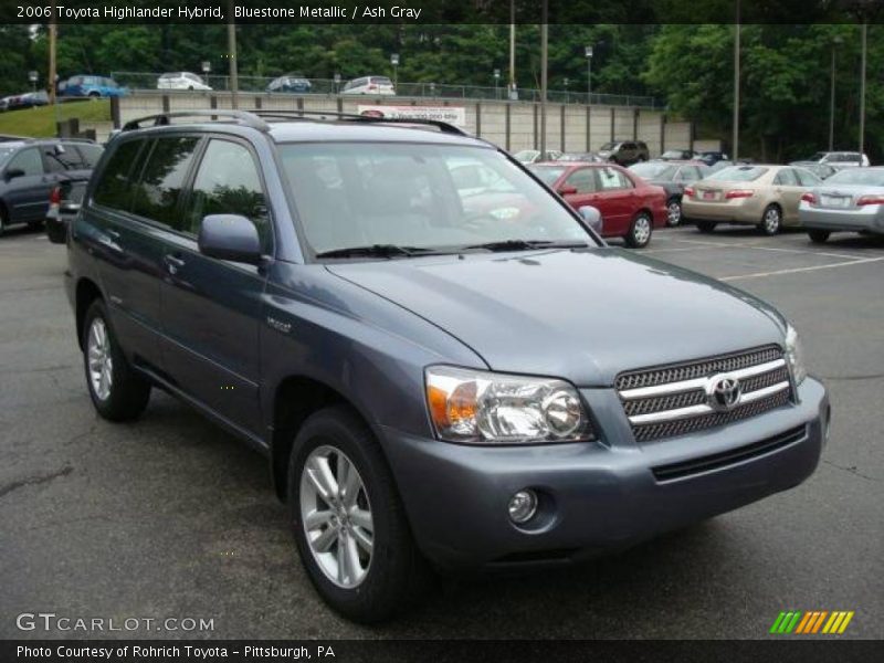 Bluestone Metallic / Ash Gray 2006 Toyota Highlander Hybrid