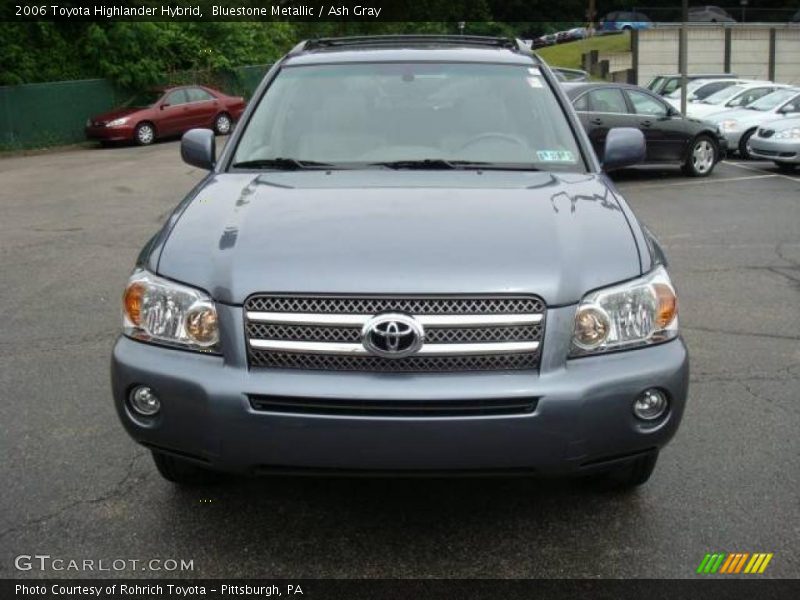 Bluestone Metallic / Ash Gray 2006 Toyota Highlander Hybrid