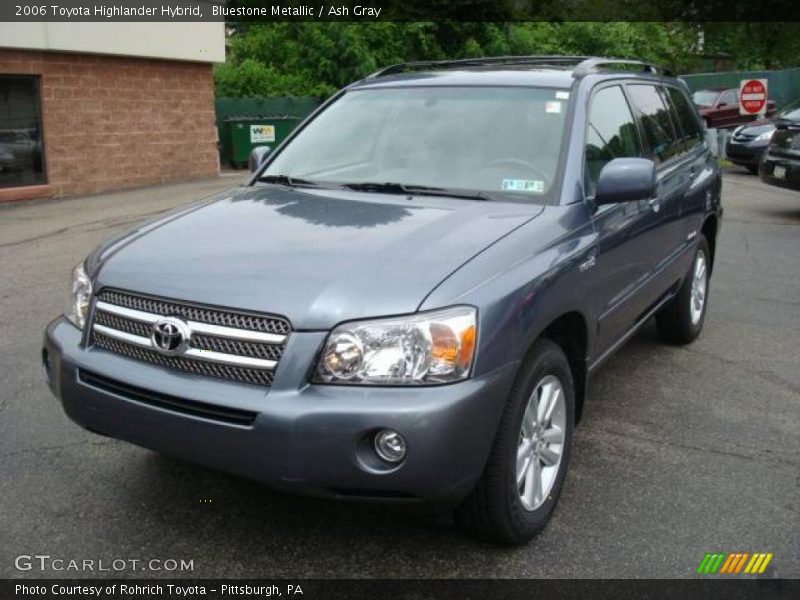 Bluestone Metallic / Ash Gray 2006 Toyota Highlander Hybrid