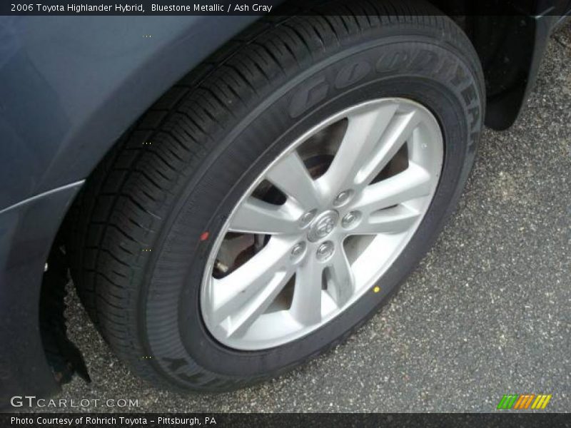 Bluestone Metallic / Ash Gray 2006 Toyota Highlander Hybrid