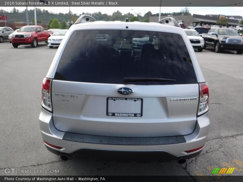 Steel Silver Metallic / Black 2010 Subaru Forester 2.5 X Limited