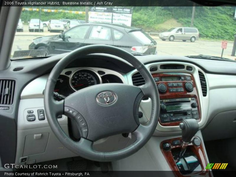 Bluestone Metallic / Ash Gray 2006 Toyota Highlander Hybrid
