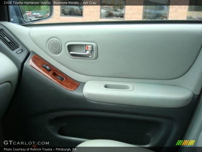 Bluestone Metallic / Ash Gray 2006 Toyota Highlander Hybrid