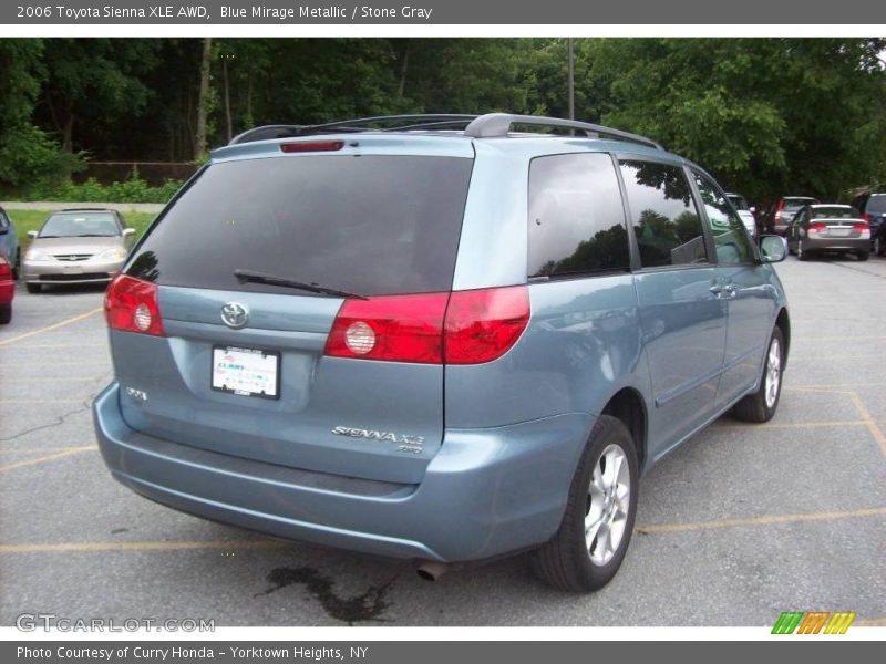 Blue Mirage Metallic / Stone Gray 2006 Toyota Sienna XLE AWD