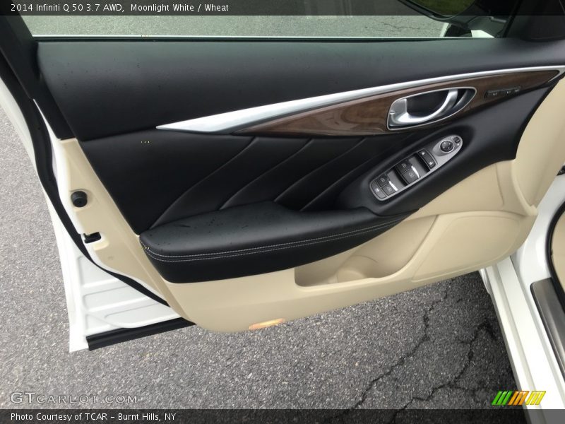 Moonlight White / Wheat 2014 Infiniti Q 50 3.7 AWD