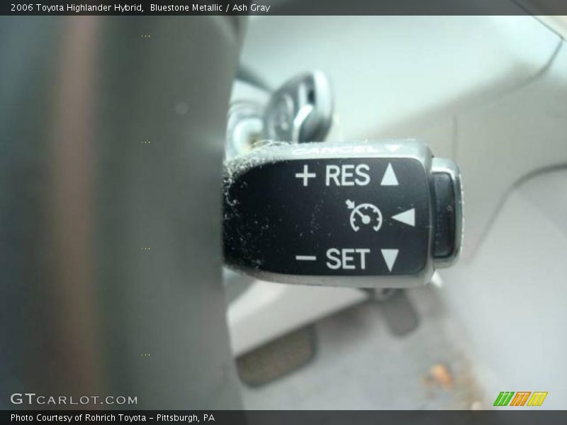 Bluestone Metallic / Ash Gray 2006 Toyota Highlander Hybrid