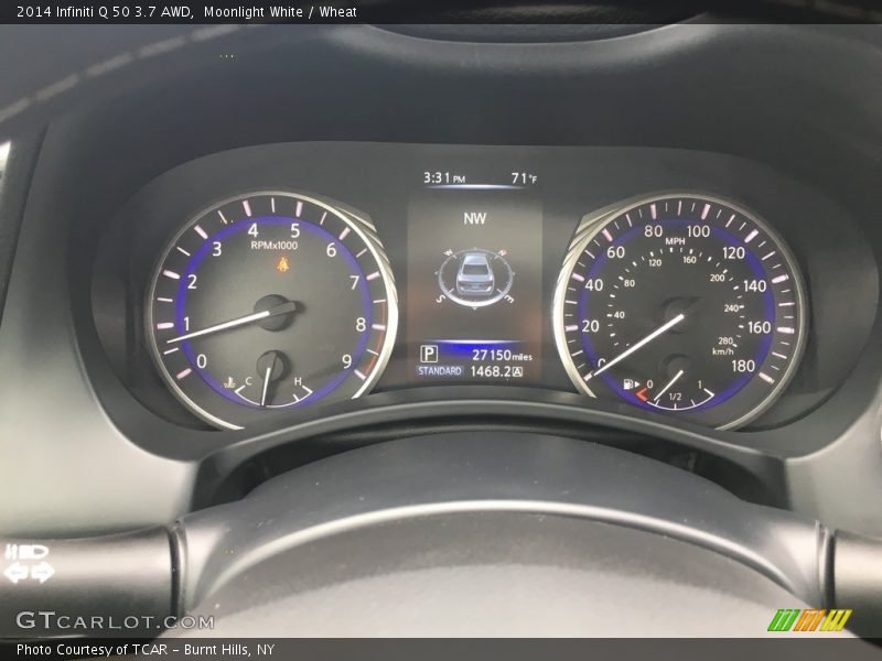 Moonlight White / Wheat 2014 Infiniti Q 50 3.7 AWD