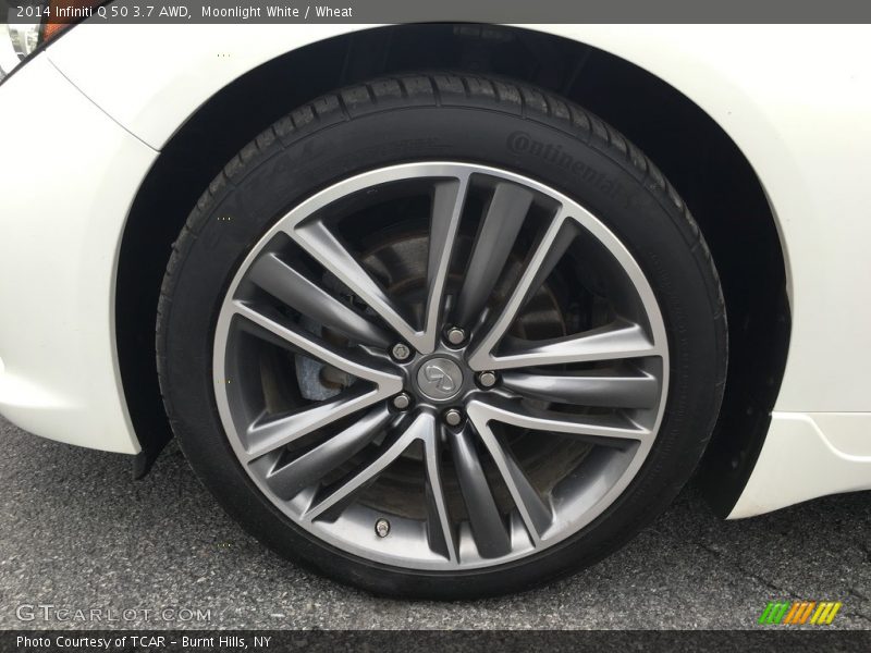Moonlight White / Wheat 2014 Infiniti Q 50 3.7 AWD