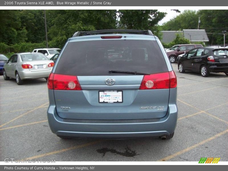 Blue Mirage Metallic / Stone Gray 2006 Toyota Sienna XLE AWD