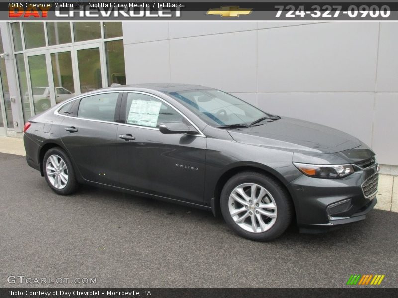 Nightfall Gray Metallic / Jet Black 2016 Chevrolet Malibu LT