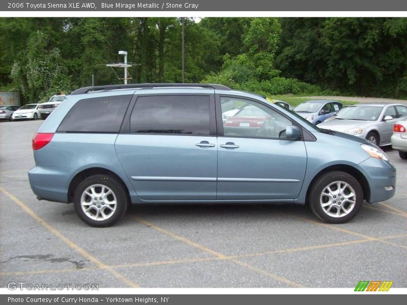 Blue Mirage Metallic / Stone Gray 2006 Toyota Sienna XLE AWD