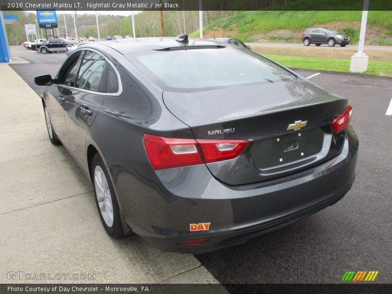 Nightfall Gray Metallic / Jet Black 2016 Chevrolet Malibu LT
