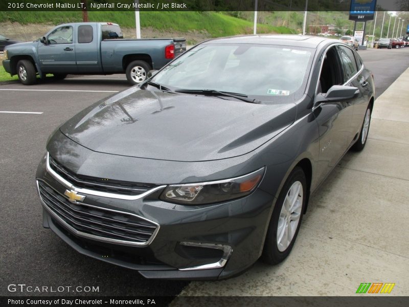 Nightfall Gray Metallic / Jet Black 2016 Chevrolet Malibu LT