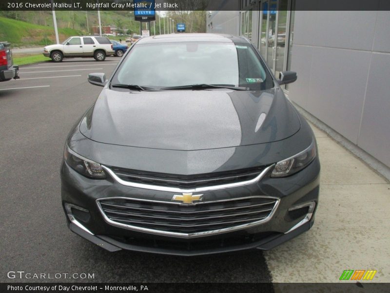 Nightfall Gray Metallic / Jet Black 2016 Chevrolet Malibu LT