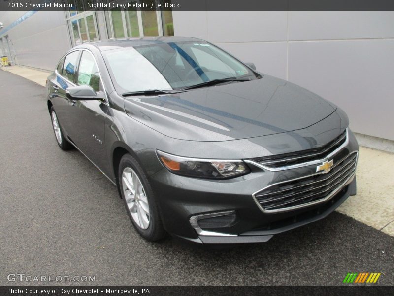Nightfall Gray Metallic / Jet Black 2016 Chevrolet Malibu LT