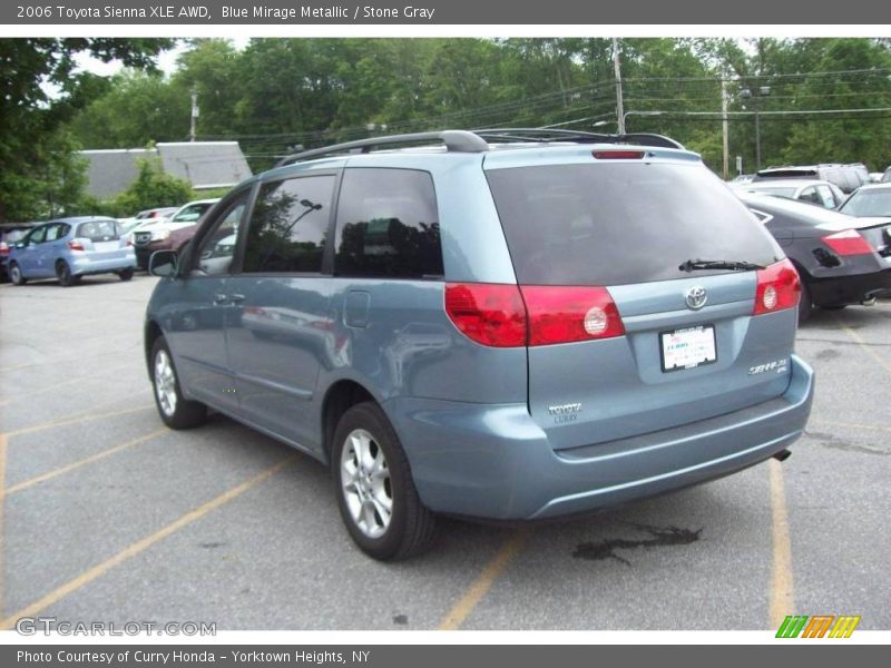 Blue Mirage Metallic / Stone Gray 2006 Toyota Sienna XLE AWD