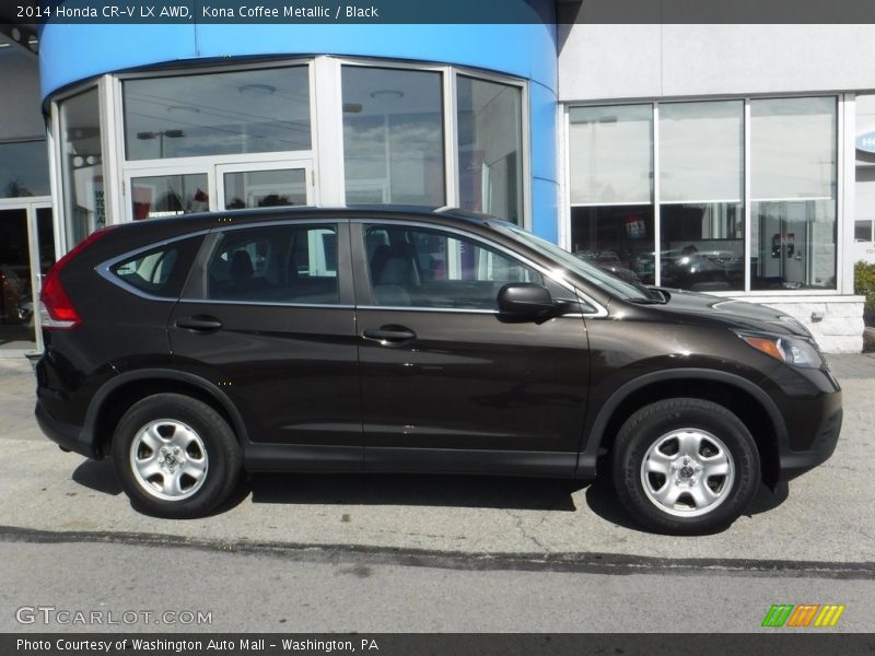 Kona Coffee Metallic / Black 2014 Honda CR-V LX AWD