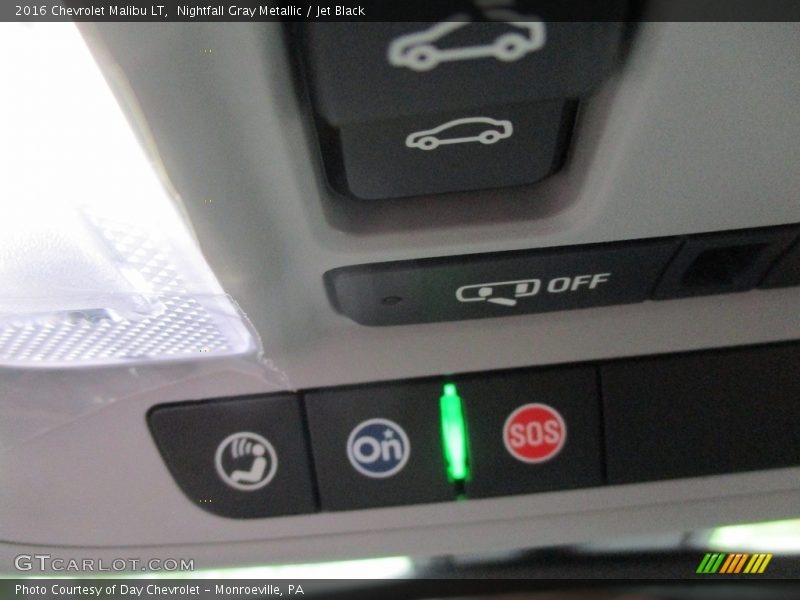 Nightfall Gray Metallic / Jet Black 2016 Chevrolet Malibu LT