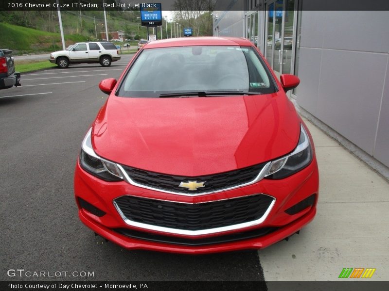 Red Hot / Jet Black 2016 Chevrolet Cruze LT Sedan