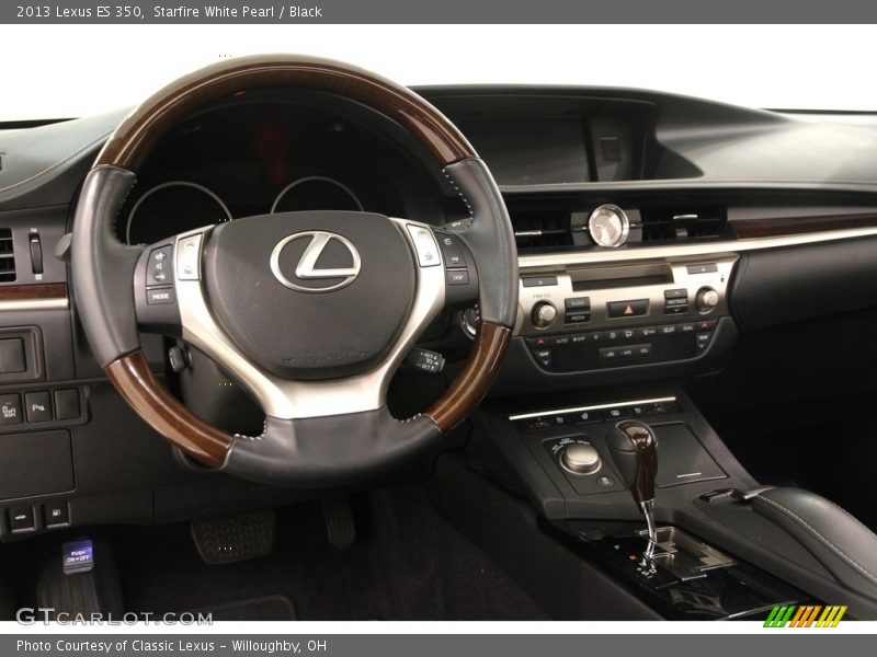 Starfire White Pearl / Black 2013 Lexus ES 350