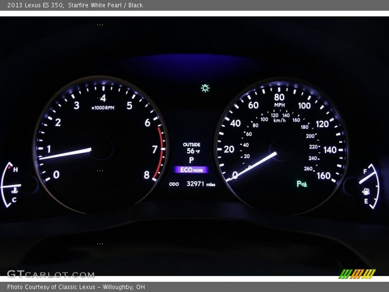 Starfire White Pearl / Black 2013 Lexus ES 350