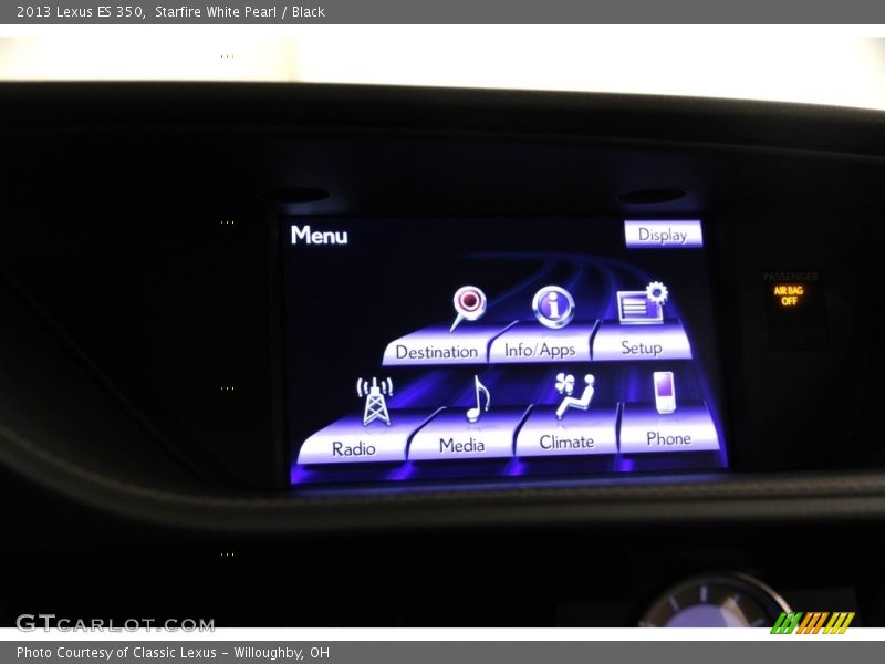 Starfire White Pearl / Black 2013 Lexus ES 350