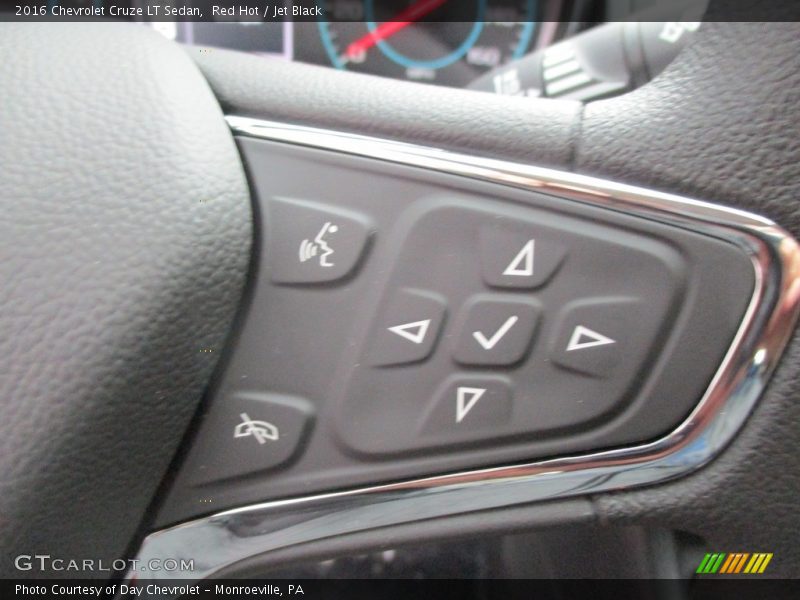 Red Hot / Jet Black 2016 Chevrolet Cruze LT Sedan