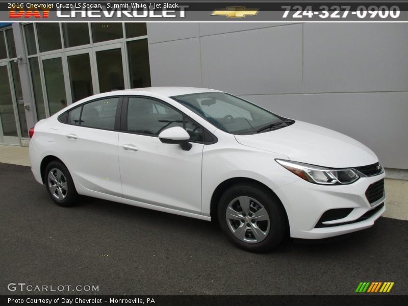 Summit White / Jet Black 2016 Chevrolet Cruze LS Sedan