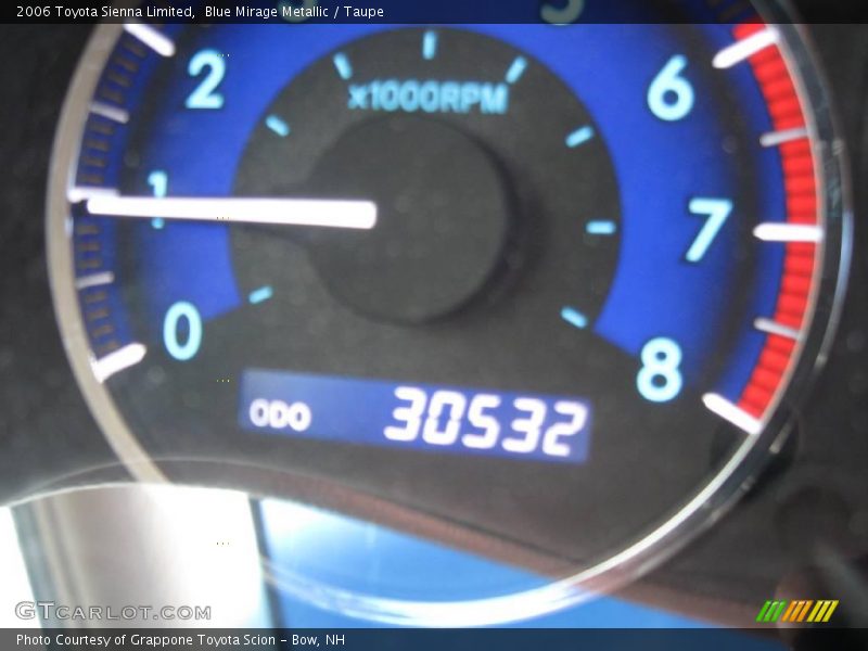 Blue Mirage Metallic / Taupe 2006 Toyota Sienna Limited