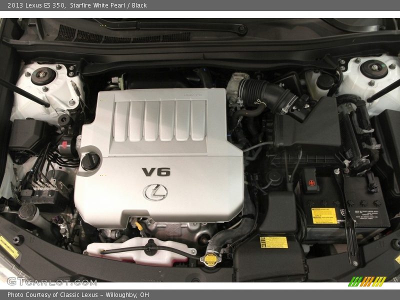 Starfire White Pearl / Black 2013 Lexus ES 350