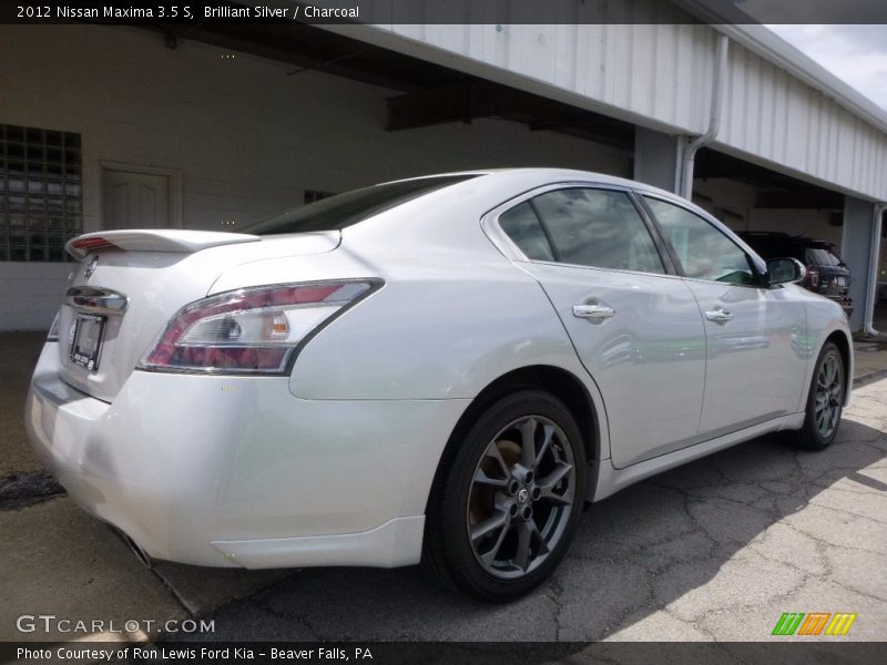 Brilliant Silver / Charcoal 2012 Nissan Maxima 3.5 S