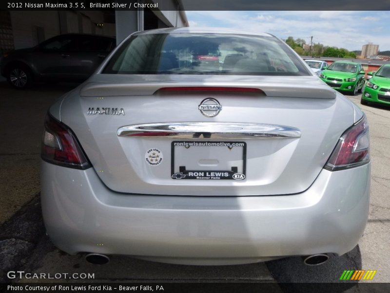 Brilliant Silver / Charcoal 2012 Nissan Maxima 3.5 S