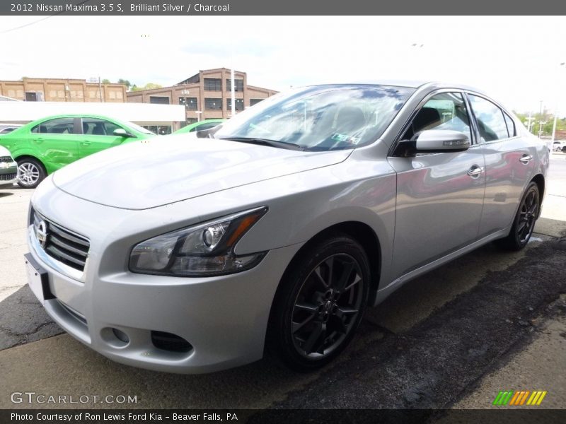 Brilliant Silver / Charcoal 2012 Nissan Maxima 3.5 S