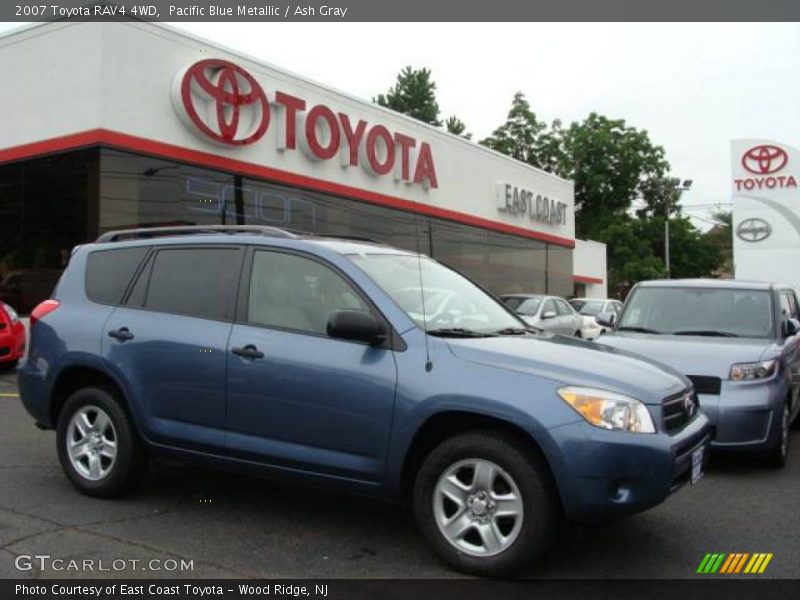 Pacific Blue Metallic / Ash Gray 2007 Toyota RAV4 4WD