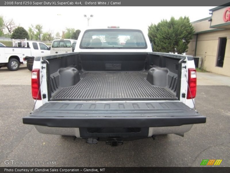 Oxford White / Camel 2008 Ford F250 Super Duty XL SuperCab 4x4