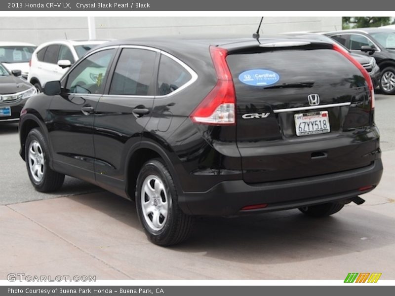 Crystal Black Pearl / Black 2013 Honda CR-V LX