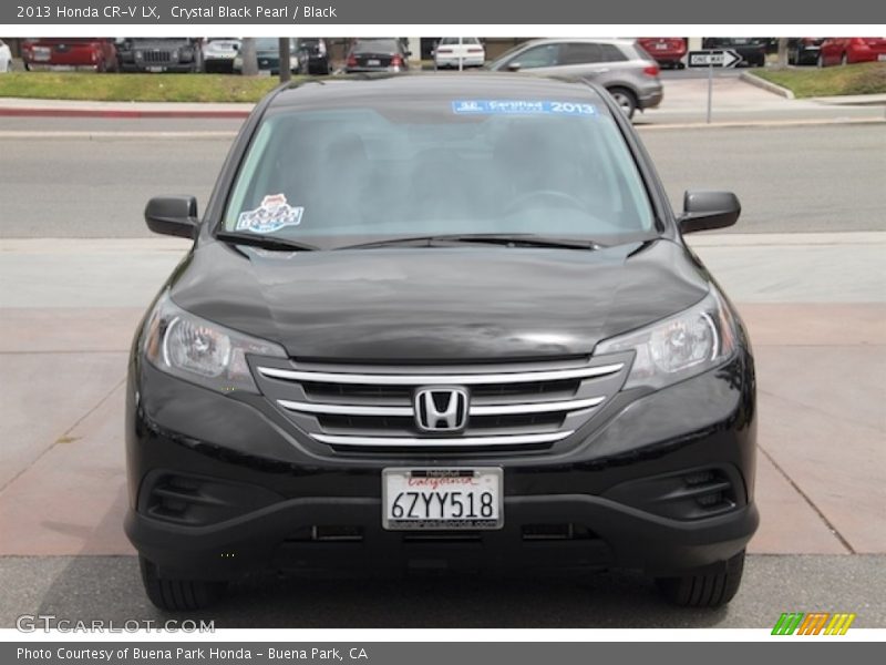 Crystal Black Pearl / Black 2013 Honda CR-V LX