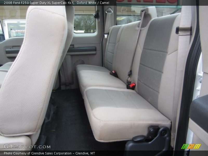 Oxford White / Camel 2008 Ford F250 Super Duty XL SuperCab 4x4