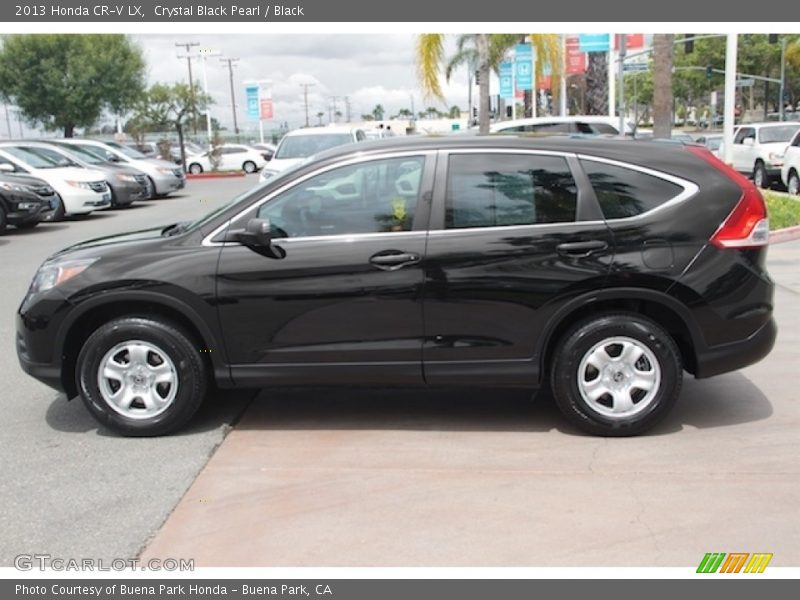 Crystal Black Pearl / Black 2013 Honda CR-V LX