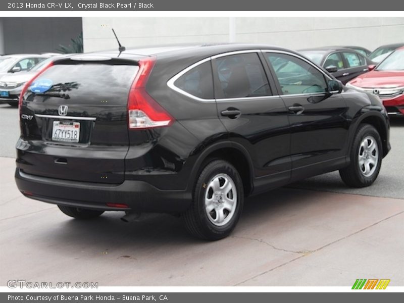 Crystal Black Pearl / Black 2013 Honda CR-V LX