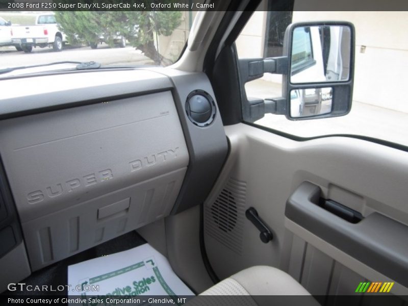 Oxford White / Camel 2008 Ford F250 Super Duty XL SuperCab 4x4