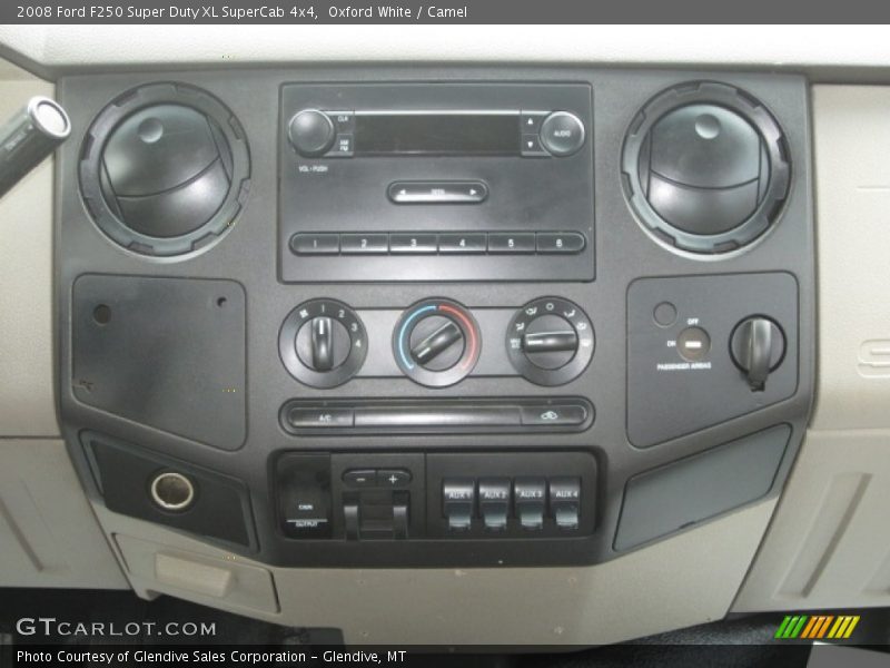 Oxford White / Camel 2008 Ford F250 Super Duty XL SuperCab 4x4