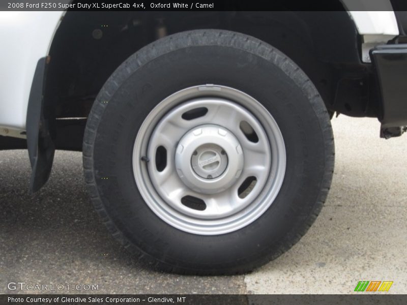 Oxford White / Camel 2008 Ford F250 Super Duty XL SuperCab 4x4