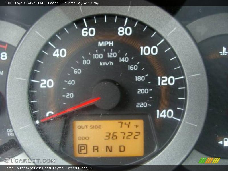 Pacific Blue Metallic / Ash Gray 2007 Toyota RAV4 4WD