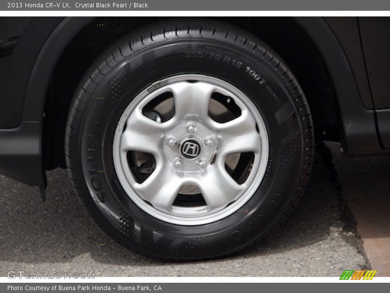 Crystal Black Pearl / Black 2013 Honda CR-V LX
