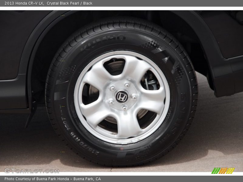 Crystal Black Pearl / Black 2013 Honda CR-V LX