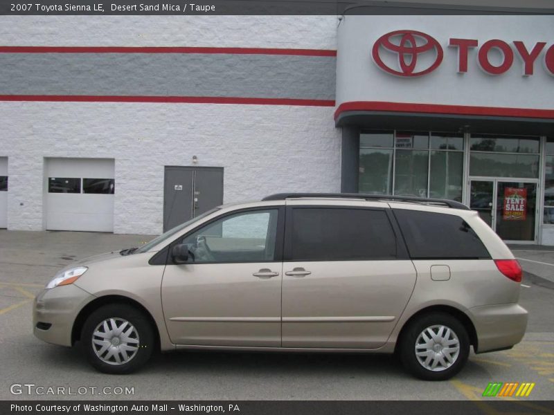 Desert Sand Mica / Taupe 2007 Toyota Sienna LE