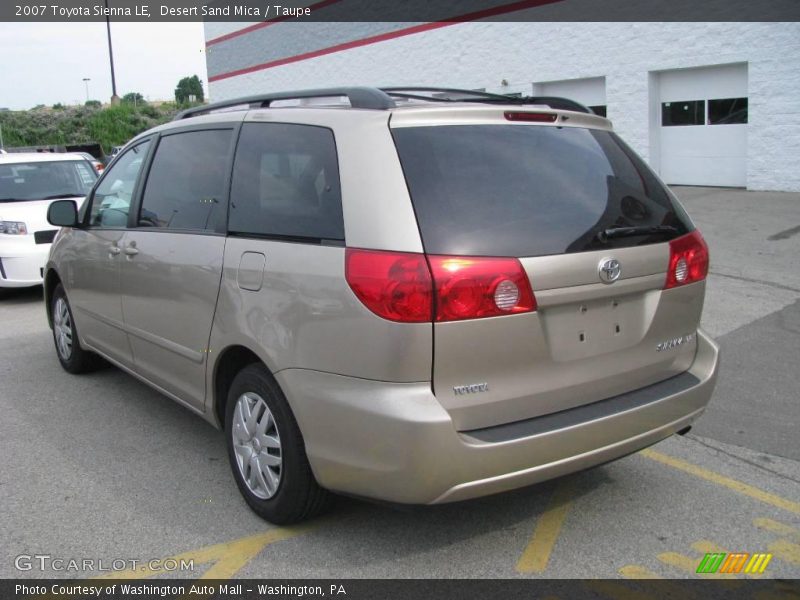 Desert Sand Mica / Taupe 2007 Toyota Sienna LE