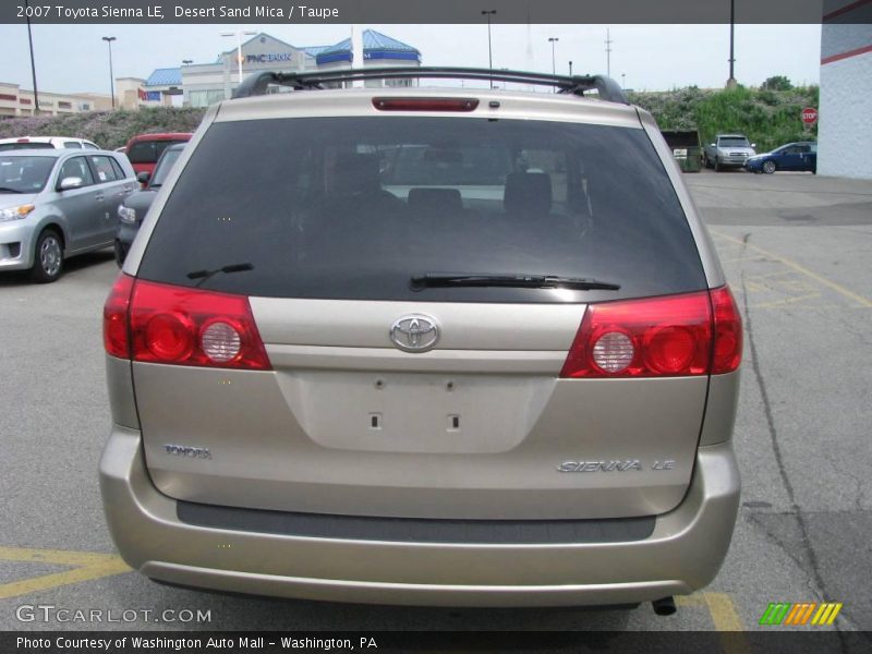 Desert Sand Mica / Taupe 2007 Toyota Sienna LE