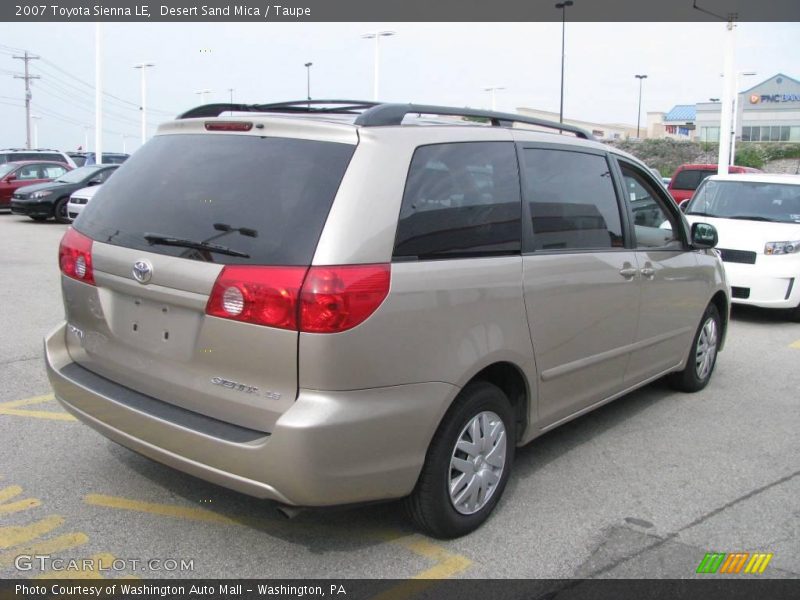 Desert Sand Mica / Taupe 2007 Toyota Sienna LE